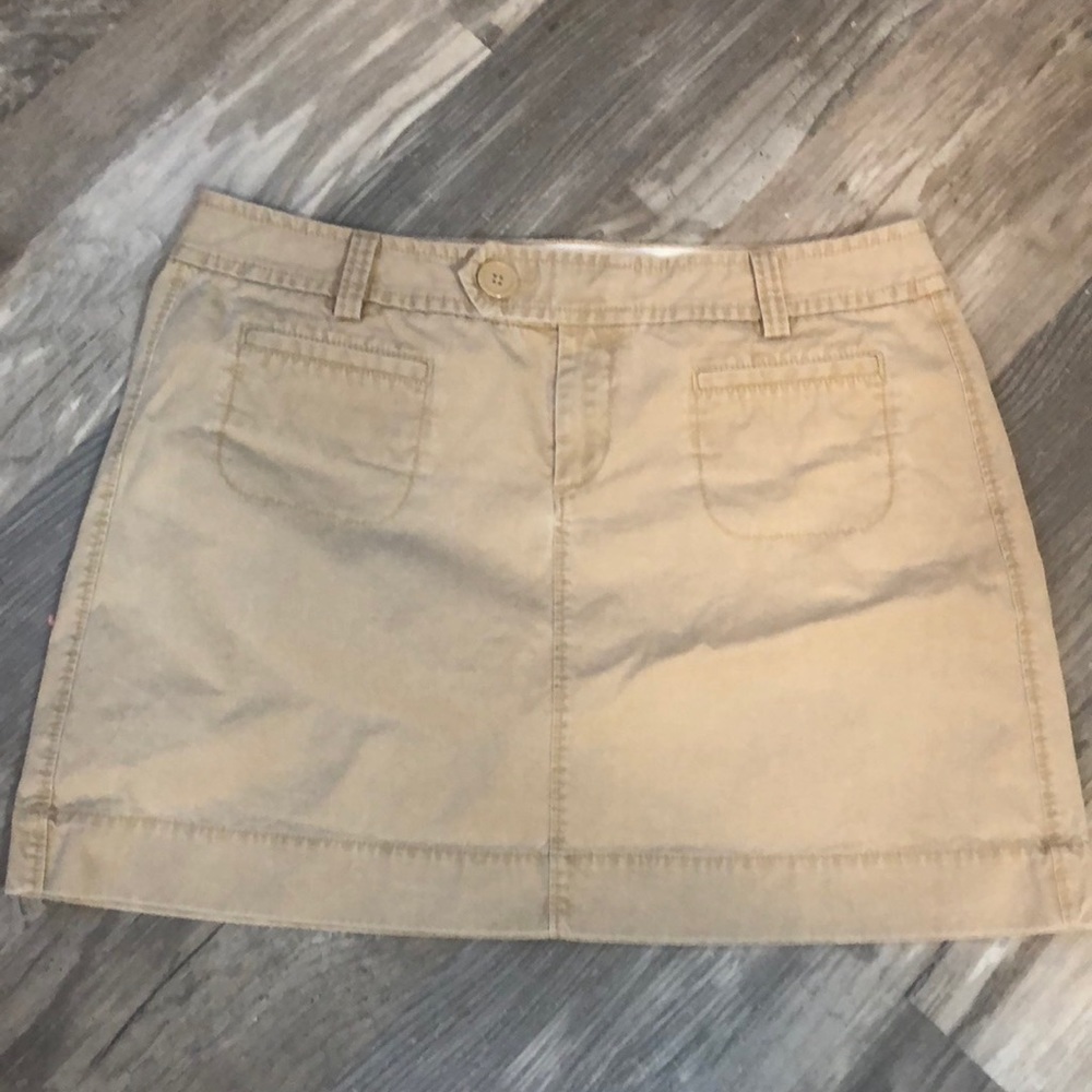 GAP Khaki Mini Skirt size 16